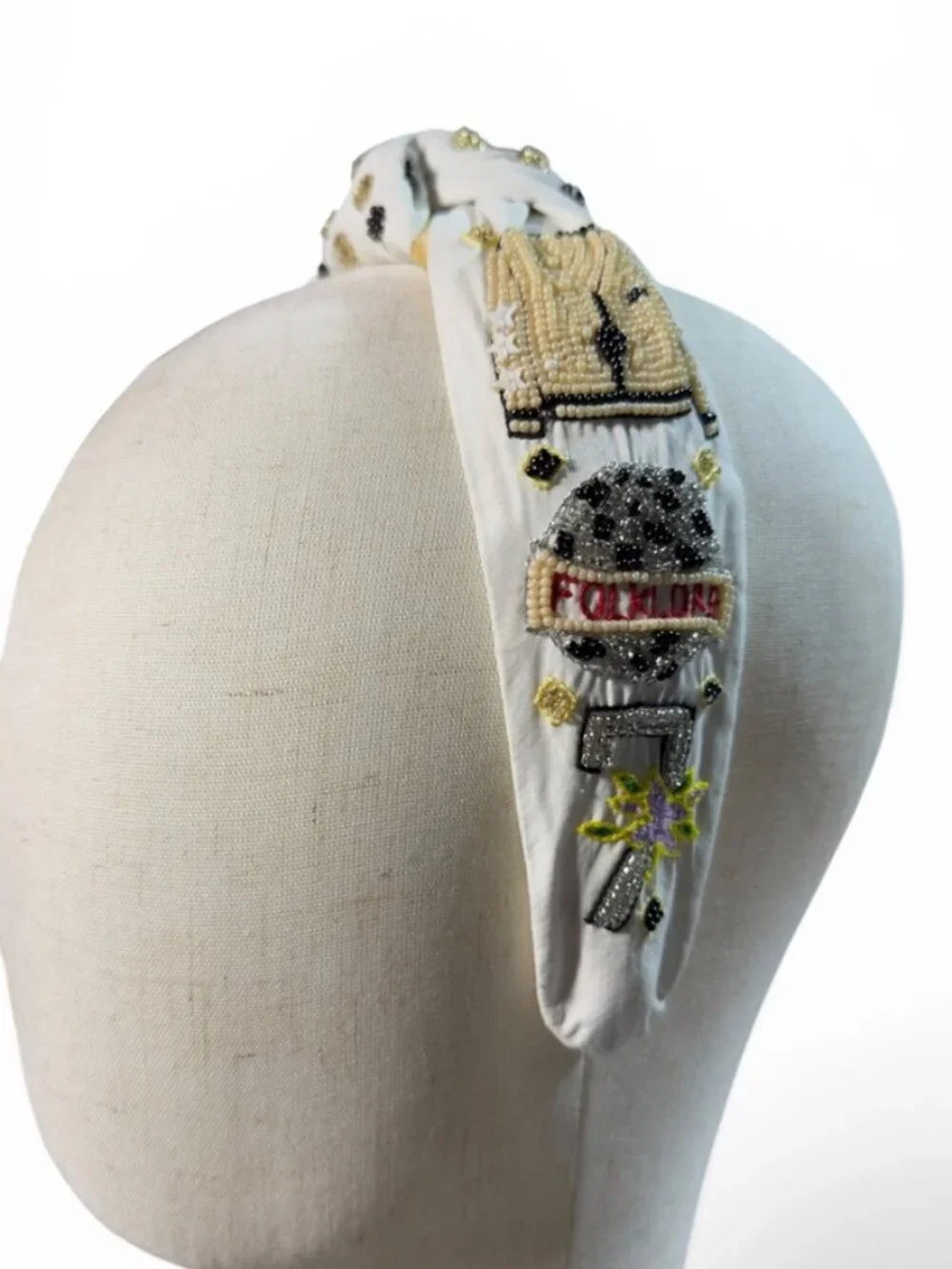 Taylor Swift Folklore Beaded Headband New